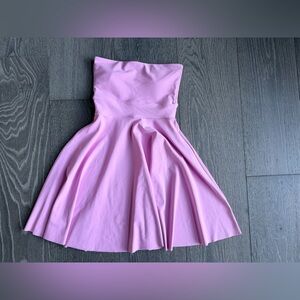 Exotica Exoticathletica Performance Bandeau Comfort Crop Mini Dress in Pink